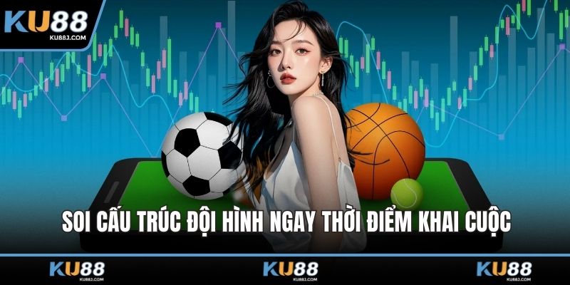 Soi cấu trúc đội hình ngay thời điểm khai cuộc